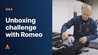 Unboxing challenge with Romeo Durscher