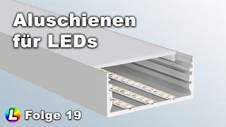 Aluschienen für LED-Streifen