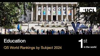 World Number 1 for Education, 11 years in a row | UCL IOE