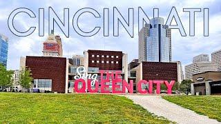 Ohio Driving Tour, USA - Downtown Cincinnati - 4K