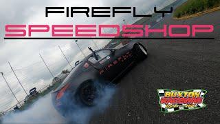 Twin turbo 350z drifts Buxton Raceway - Firefly FPV