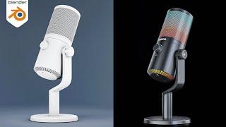 3D Product Visualization Blender Tutorial - Modeling Microphone