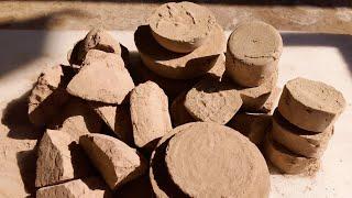 (Part1)soft Earthy Clay dirt dry floor crumbling#viral #viral#videos #satisfying