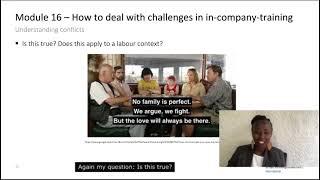 How to deal with challenges in in-company-training---Module 16