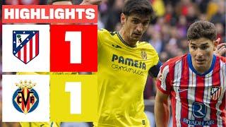 ATLÉTICO DE MADRID 1 - 1 VILLARREAL CF I HIGHLIGHTS LALIGA EA SPORTS