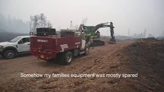 Retrieving Equipment from the Beachie Creek Fire