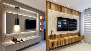 Modern TV Unit Design in Living Room 2024 | Latest Tv Cabinet Design | Tv Stand #tvunitdesign