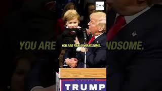 Trump Brings Kid on Stage: Unforgettable Moment at Rally | Creative Media News