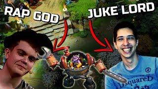 w33 Timbersaw 1vs5 Juke vs Liquid - OdPixel EPIC 10k Rap God Cast - DOTA 2