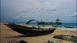 Boskalis - Marine construction of port and sandbar breakwater