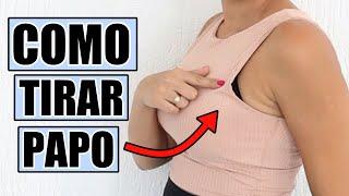 DIY COMO TIRAR PAPO DA CAVA NA BLUSA DE MALHA | AJUSTE E CONSERTO DE ROUPAS EM CASA