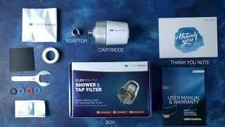 How To Install WATER SCIENCE SHOWER AND TAP FILTER Model CLEO SFU 717