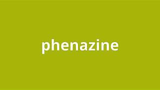 what is the meaning of phenazine.