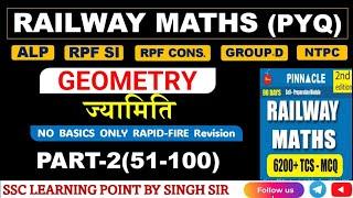 Geometry (Part-2) Pinnacle Railway Maths 6200 Book Solution By Singh Sir || #Railway