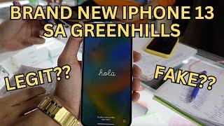 Brand New iPhone 13 sa Greenhills (Legit or Fake!?)