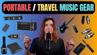 My Entire PORTABLE MUSIC GEAR / TRAVEL RIG Rundown