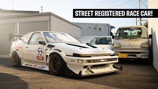 Japan's Insane AE86 Tuner Shop and Their Street Driven Race Car!