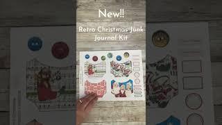 New!!! Retro Christmas Junk Journal Kit - #diy #junkjournal #artandcraft