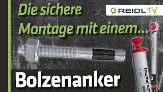 Fischer FAZ II Bolzenanker sicher in Beton montieren! So geht es richtig! [German]