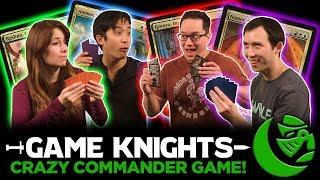 Crazy Commander Game with Gaby Spartz and Kenji Egashira | Game Knights 16 | EDH Gameplay