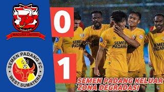 3 POIN SEMPURNA‼️ Highlight Madura United Vs Semen Padang 0-1 || DRAMA VAR TERJADI #semenpadang