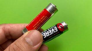 Don't Throw Away Old Batteries! Best Way To Restore 1,5V Battery To Like New