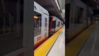 SF MUNI #2043 #2035 on T Third Street at Yerba Buena Station