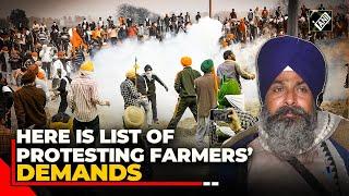 Farmer union general secretary Sarwan Singh Pandher shares details of protesting farmers’ demands