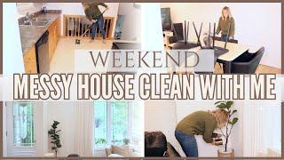 NEW! 2024 MESSY HOUSE WEEKLY RESET: Productive Deep Clean & Decorate with me | Weekend Motivation