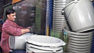 Plastic Bucket Item Manufacturer | Making plastic in a factory | How to make a plastic bucket