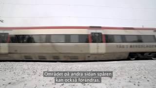 Järnvägsområdet i centrala Örebro - Textad