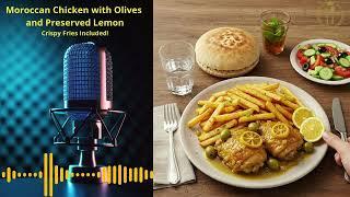 Moroccan Chicken with Olives and Preserved Lemon – Crispy Fries Included!