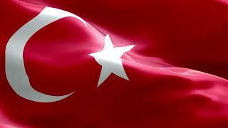 [10 Hours] Turkish Flag Waving - Waving Flags