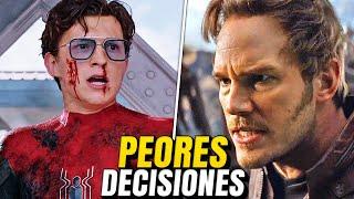 Las 10 Peores DECISIONES en el Universo Cinematográfico de MARVEL