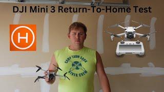 Drone Review - DJI Mini 3 Return-To-Home Function