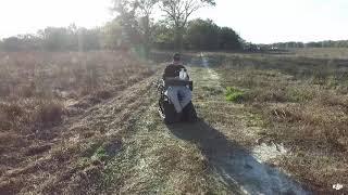 Cripple pilot flys drone from a wheelchair