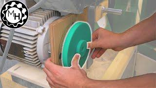 Turning a Poly-V belt Pulley for the Homemade Bandsaw