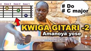 KWIGA GUITAR (Isomo rya 2): UKO BAFATA AMANOTA, Uko bacuranga Do, re, mi, fa, sol ... Kuri GITARI.