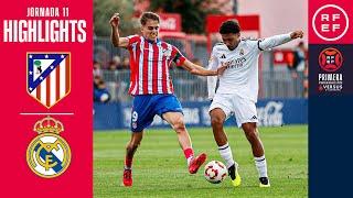 Resumen #PrimeraFederación | Atlético Madrid B 1-1 R. Madrid Castilla | Jornada 11 | Temporada 24/25