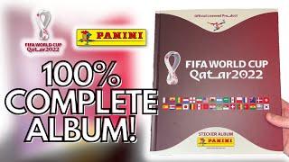 COMPLETE STICKER ALBUM! | PANINI FIFA WORLD CUP 2022 QATAR STICKER COLLECTION | ALL 670 STICKERS!