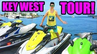 JET SKIING FOR THE FIRST TIME! Key West Florida Jet Ski Tour! - My Parents Wiped Out!