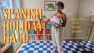 Fabric (and yarn) haul from Spain | My favourite local shops