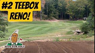 Re-constructing #1 handicap tee on our backyard golf course| Part 1.