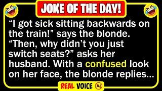  BEST JOKE OF THE DAY! - A blonde comes home from her very first day commuting on... | Funny Jokes