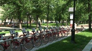 Russian capital launches bike-sharing service