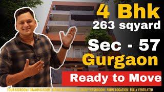 4BHK Builder Floor in Sector 57 Gurgaon || Ready to Move Builder Floor in Gurgaon