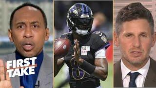 FIRST TAKE | "Lamar Jackson is the BEST QB in the AFC" - Stephen A. GOES CRAZY wiht Dan's Top 5 QBs