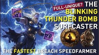 The FASTEST build in Phrecia league!【Blinking Thunder BOMB】speedBOOMING BREACH | HoT Surfcaster 3.25