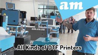 DTF Printer of All Sizes, What is UV-DTF Printers For and DTF Inks and Powders Explored