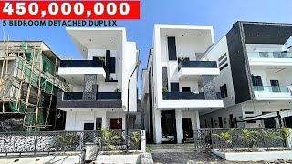 INSIDE THIS 450 MILLION NAIRA 5 BEDROOM DETACHED  DUPLEX IN LEKKI, LAGOS NIGERIA